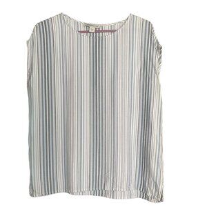 Coldwater Creek Striped Women's Sleeveless Blouse - S